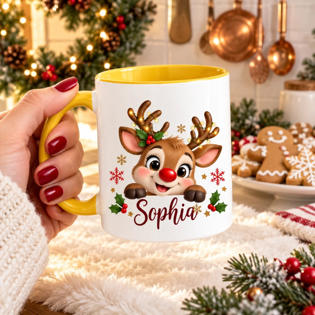 Cốc Noel Sophia với tuần lộc-2