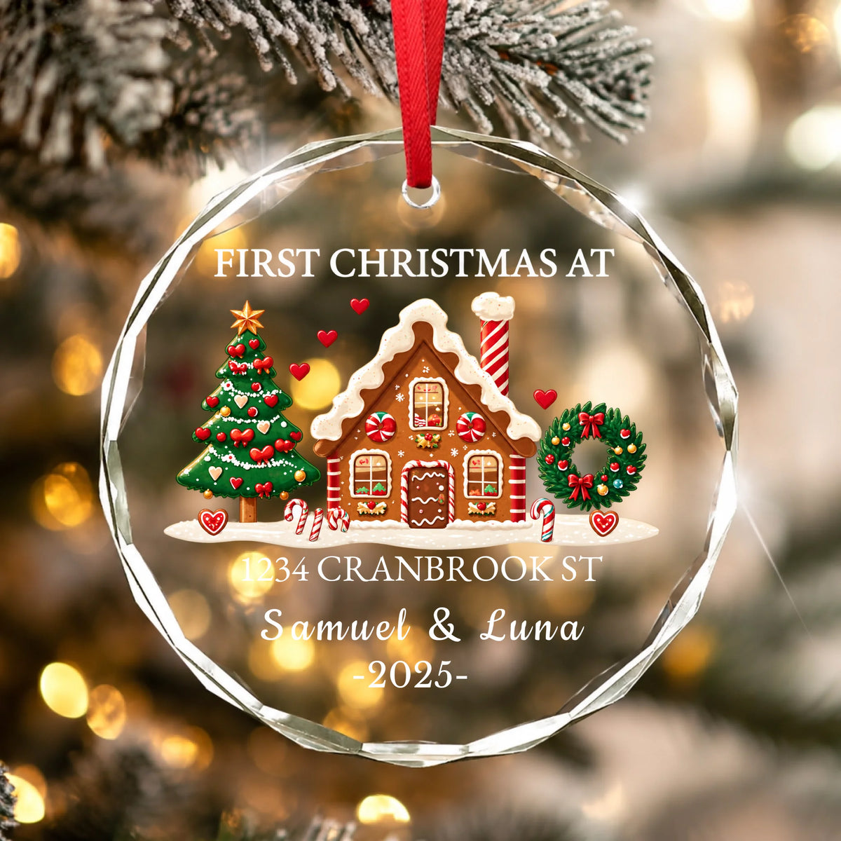 Personalized New Home Ornament, Housewarming gift, Our First christmas ...