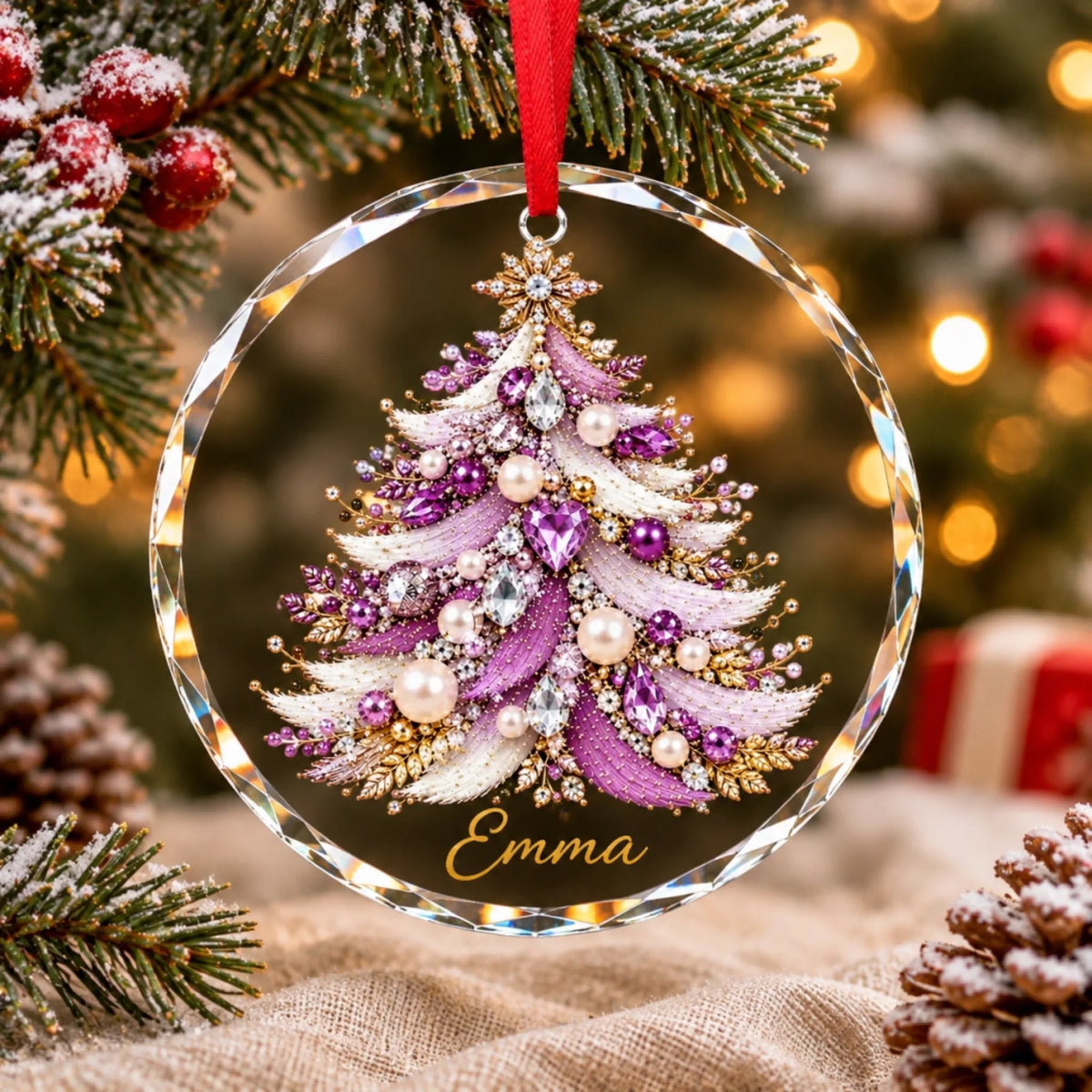 Quả cầu tuyết Noel khắc tên Emma-1 (1)