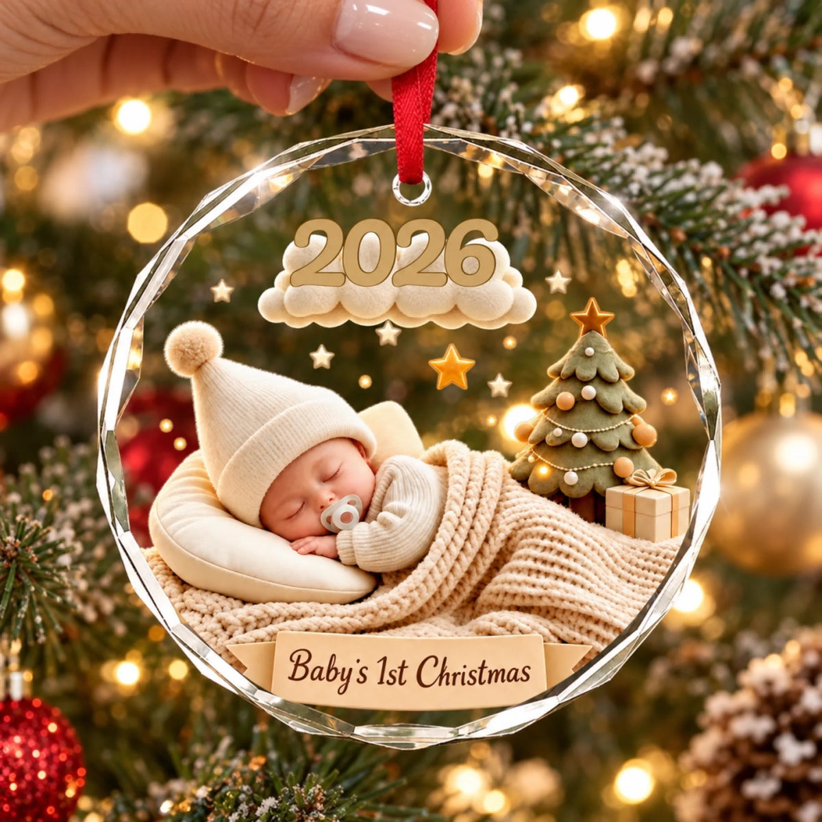 Baby’s first Christmas ornament reveal-4