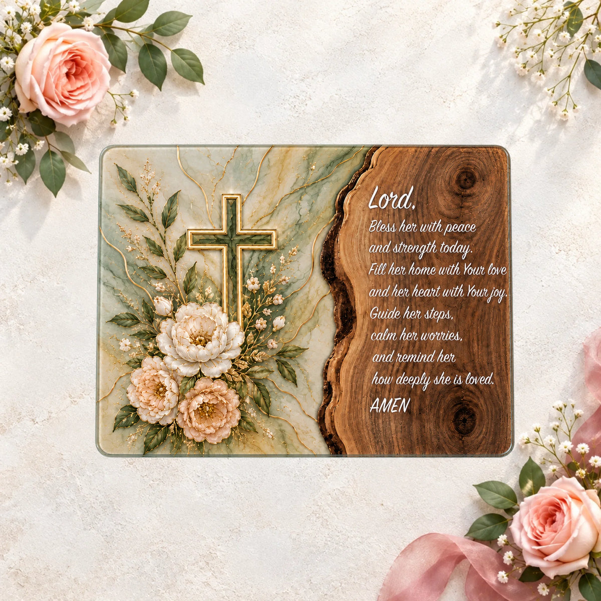 Personalized Glass Cutting Board, Custom Family Name, , Rustic Housewarming Gift, Wedding Gift 2026